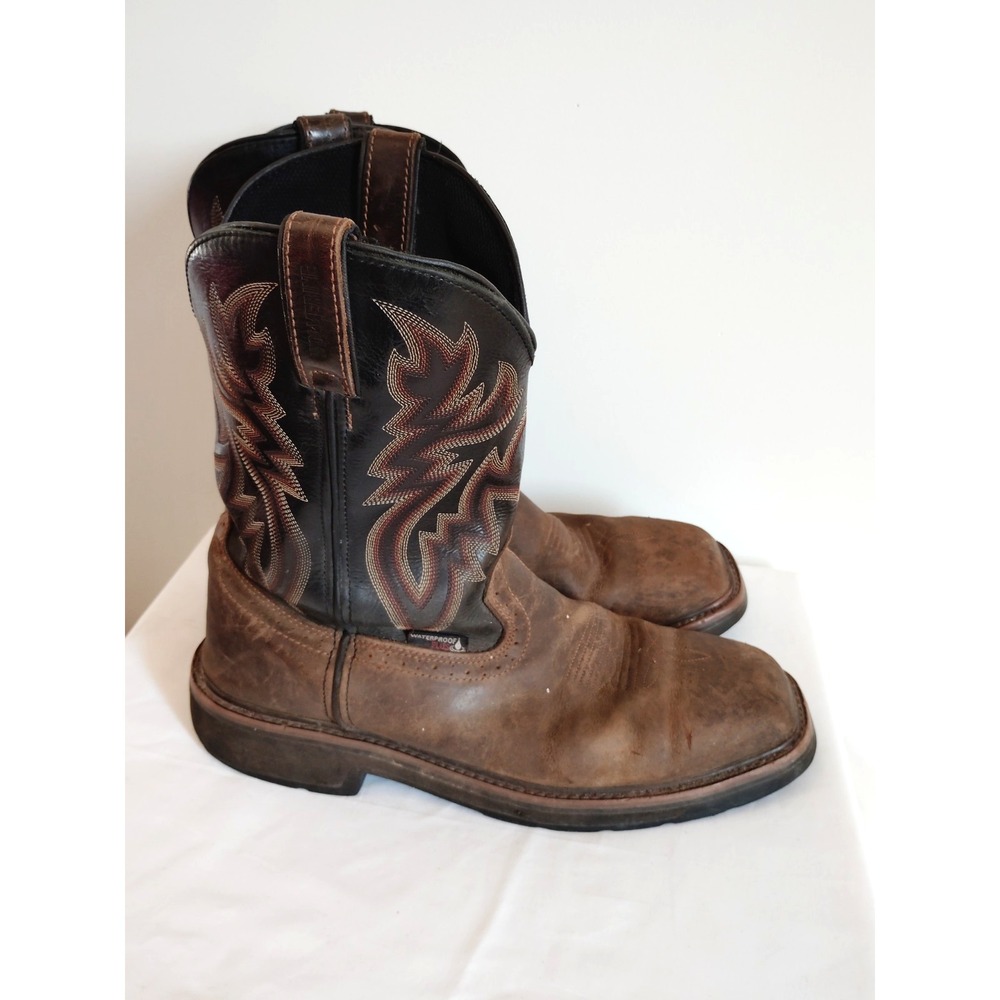 Wolverine 10765 Men 11M Steel Toe Western Cowboy Biker Work Boots ASTM F2413‑11
